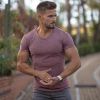 Men's Solid V-Neck T-Shirt