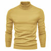 Turtleneck Pullover Men's Clothing Casual Sweater