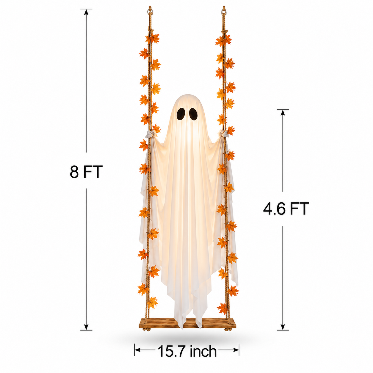 Halloween Hanging Swing Ghost