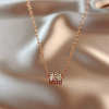 Rotating all-match fashion small waist necklace
