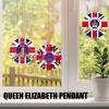 Queen Elizabeth Wooden pendant