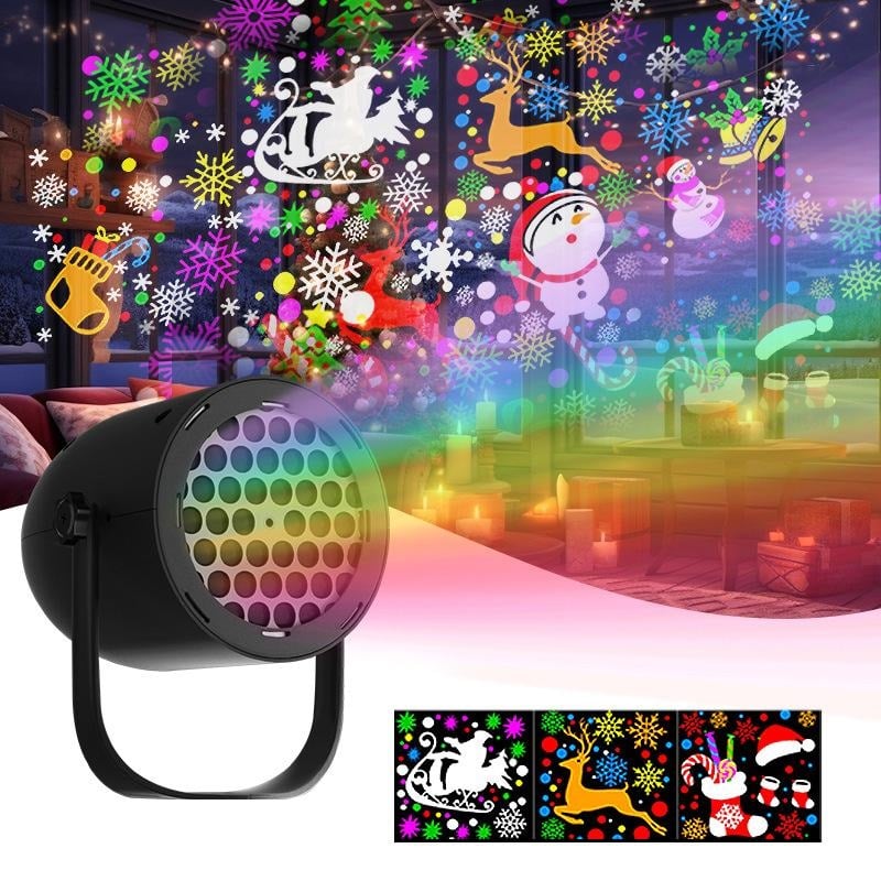 🎁Letzter Tag: 49 % Rabatt!💕 LED-Weihnachtsprojektionslampe