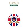 Queen Elizabeth Wooden pendant