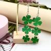 St. Patrick's Day Earrings for Women,Irish Shamrock Acrylic Dangle Earrings, Green Hat Clover Horseshoe Drop Earrings for Irish Festival