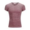 Men's Solid V-Neck T-Shirt