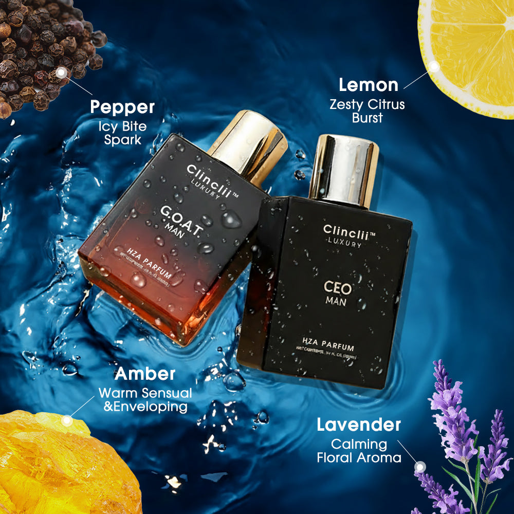 Final 3 Hours: 60%OFF🔥Gentlemen’s Fragrance Set with CEO MAN Perfume & G.O.A.T MAN Aroma
