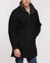 Single-Breasted Fur Integrated Windproof Thermal Coat