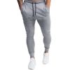 Men's Joggers Sweatpants Pocket Drawstring Bottoms Athletic Athleisure Breathable Soft Sweat wicking Fitness Gym Workout Performance Sportswear Activewear Solid Colored Sillver Gray Dark Grey Black