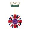 Queen Elizabeth Wooden pendant