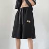 Hong Kong Style Ice Silk Shorts Men's and Women's Same Ultra-Thin Summer Slimming Trendy Korean Style Loose Running Five Points Casual All-Matching