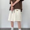 Hong Kong Style Ice Silk Shorts Men's and Women's Same Ultra-Thin Summer Slimming Trendy Korean Style Loose Running Five Points Casual All-Matching