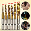 🎁 (Father's Day Gift) 50% OFF 3 in 1 HSS Hex Shank Tap Drill Bit Set, Buy 2 Get Free Shipping