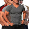 Men's Solid V-Neck T-Shirt