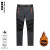 Men's Straight-Leg Carpenter Pants - Fleece-Lined, Waterproof & Scratch-Resistant Work Trousers with Zippered Pockets No Belt Included---Buy 2 Get 10% Off & Free Shipping!
