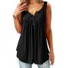 Comfy Loose Button Sleeveless Tank Top For Women (buy 2 free shipping)