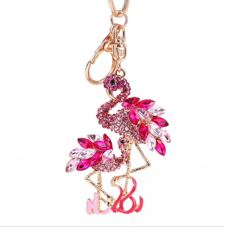 Gorgeous and dazzling flamingo ornament