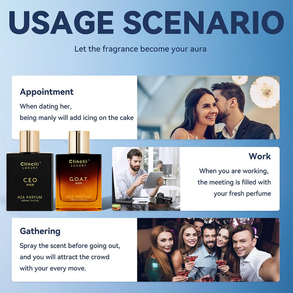 Final 3 Hours: 60%OFF🔥Gentlemen’s Fragrance Set with CEO MAN Perfume & G.O.A.T MAN Aroma