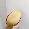 Triangle Heel Cotton Super High Heel Square Toe High Heels
