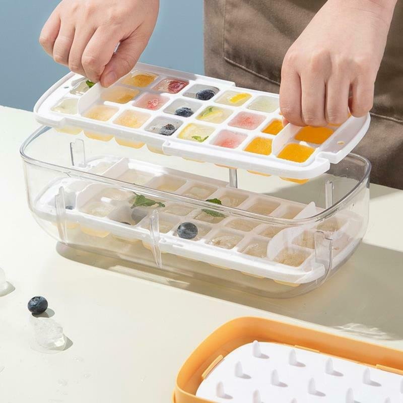 (🔥Mother's Day Sale-50% OFF)Press type Ice Cube Maker(FREE SHIPPING OVER $39)