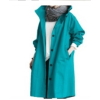 ?Hot！Water Resistant Oversized Hooded Windbreaker Rain Jacket