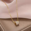 Rotating all-match fashion small waist necklace