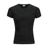 Men's Solid V-Neck T-Shirt