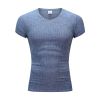 Men's Solid V-Neck T-Shirt