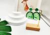 St. Patrick's Day Earrings for Women,Irish Shamrock Acrylic Dangle Earrings, Green Hat Clover Horseshoe Drop Earrings for Irish Festival