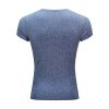 Men's Solid V-Neck T-Shirt