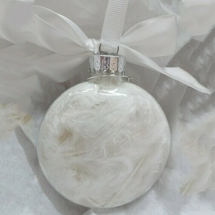 ornaments feather ball - Angel In Heaven Memorial Ornament