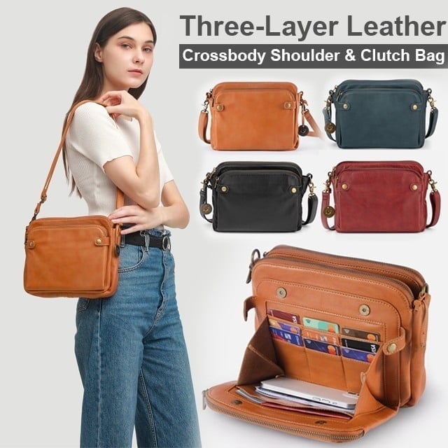 INTACTLECT®🔥Hot Sale 49% OFF-Crossbody Leather Shoulder Bags and Clutches