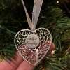 Tree of life decoration in silver tone