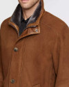 Single-Breasted Fur Integrated Windproof Thermal Coat