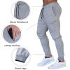 Men's Joggers Sweatpants Pocket Drawstring Bottoms Athletic Athleisure Breathable Soft Sweat wicking Fitness Gym Workout Performance Sportswear Activewear Solid Colored Sillver Gray Dark Grey Black